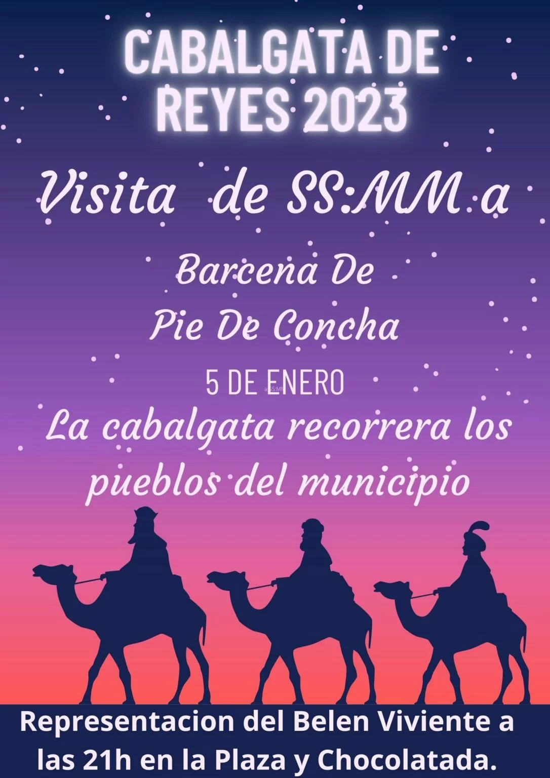 Cabalgata De Reyes B Rcena De Pie De Concha Miplanhoy Qu