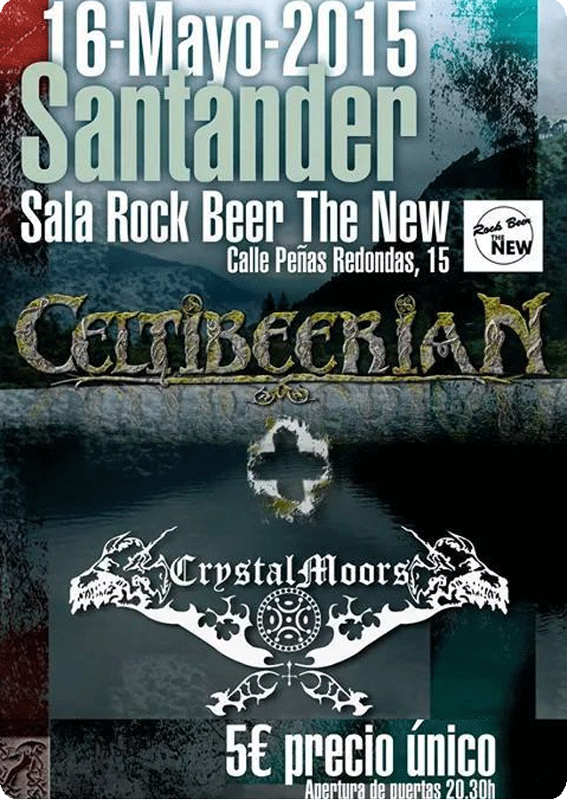 Concierto de Celtiberian y Crystal Moors en el New en Santander