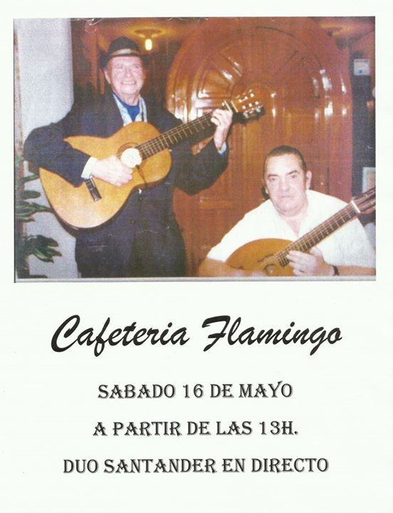 Concierto de Duo Santander en la Cafetería Flamingo en Torrelavega
