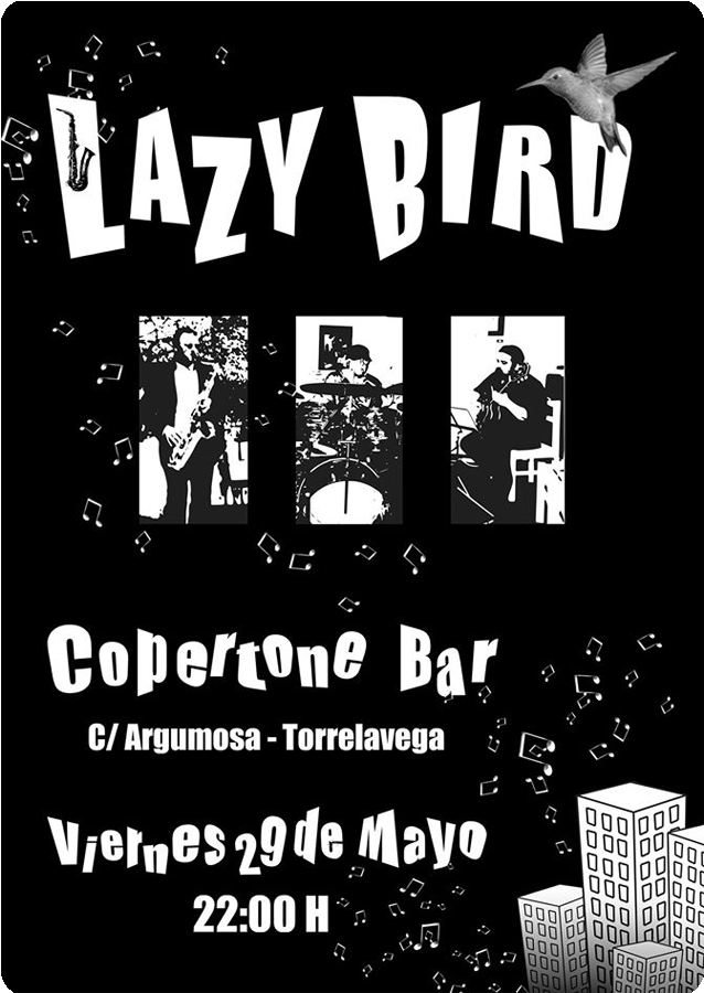 Concierto de Lazy Bird en el Copertone bar en Torrelavega