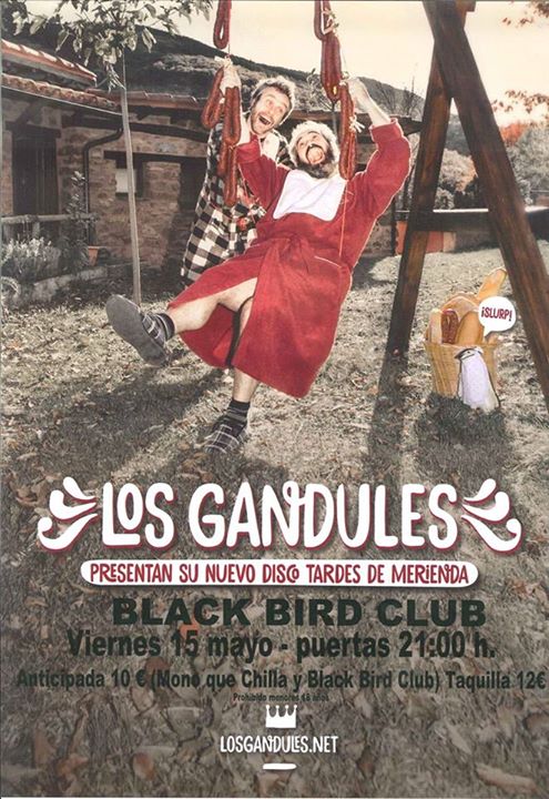 Concierto de Los Gandules en el Black Bird de Santander
