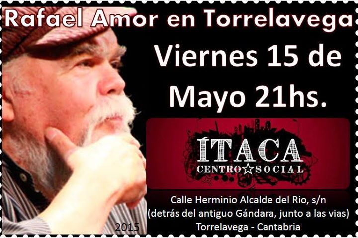 Concierto de Rafael Amor en Itaca en Torrelavega