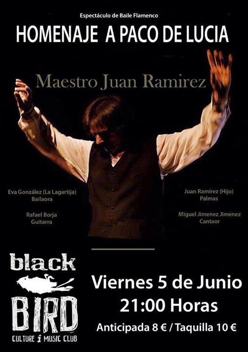 Homenaje a Paco de Lucía en el Black Bird en Santander