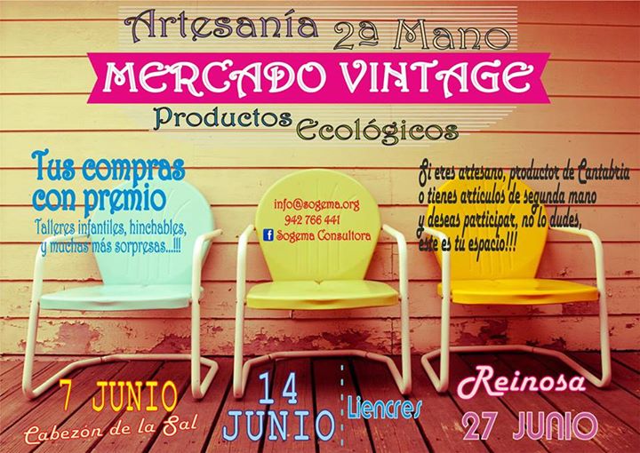 Mercado Vintage en Cabezón, Liencres y Reinosa