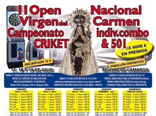 Open Nacional de Dardos Virgen del Carmen en Revilla de Camargo