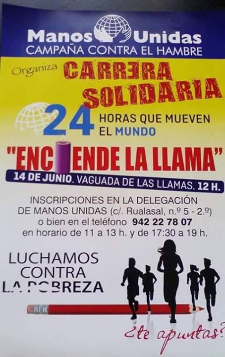 Carrera Solidaria en Las Llamas en Santander