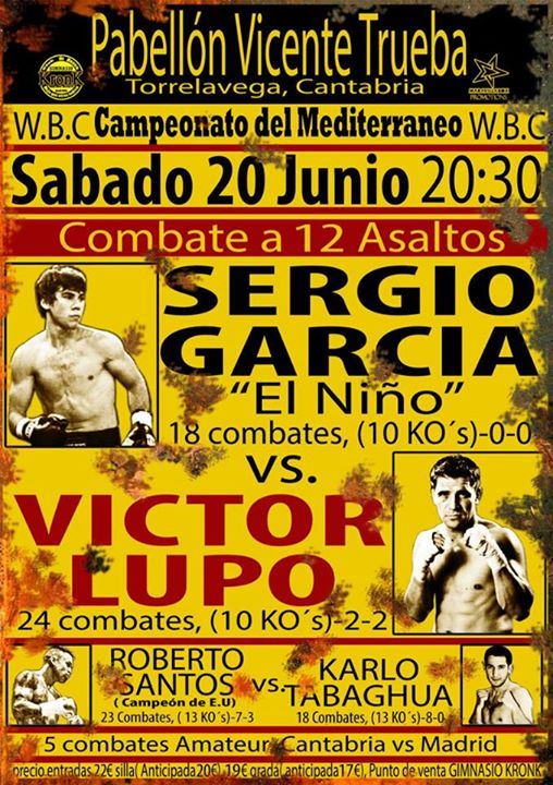 Combate de Boxeo en Torrelavega