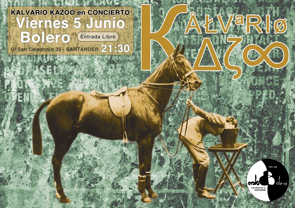 Concierto de Kalvario Kazoo en el Bar Bolero de Santander