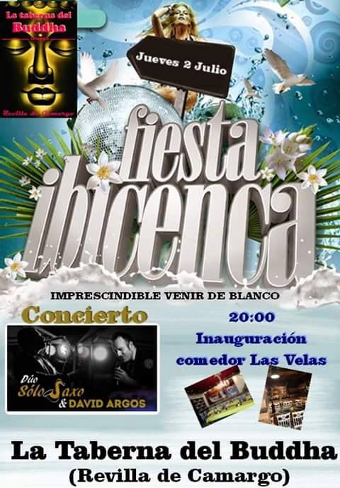 Fiesta ibicenca y concierto en el Buddha en Revilla de Camargo