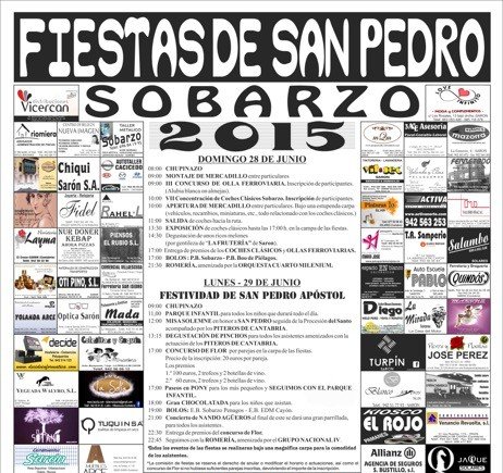 Fiestas de San Pedro en Sobarzo