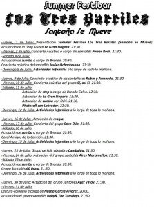 SUMMER FESTIBAR LOS TRES BARRILES santoña