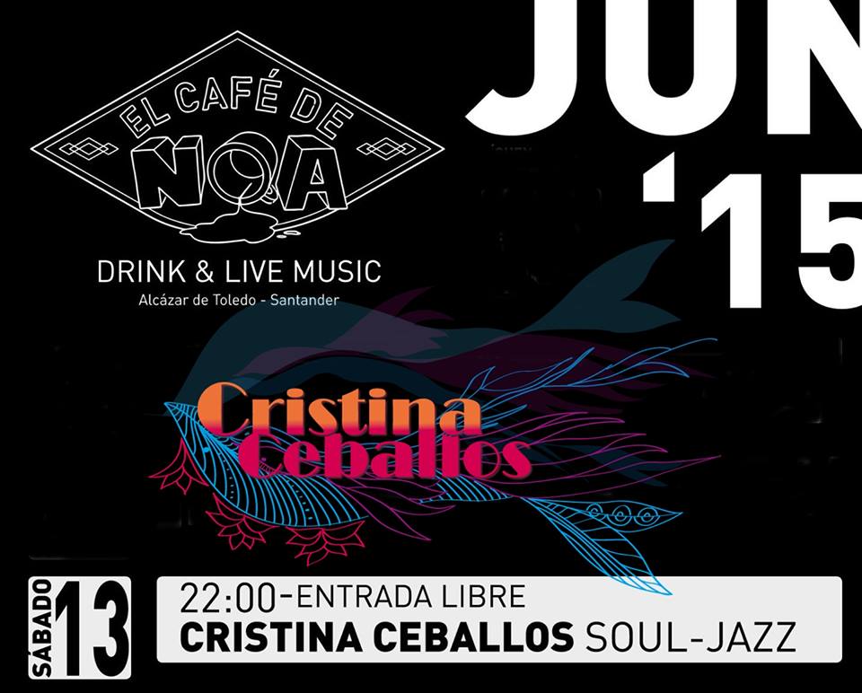 Concierto de Cristina Ceballos en el Café de Noa en Santander