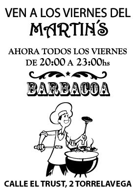 Barbacoa en el pub Martin’s de Torrelavega