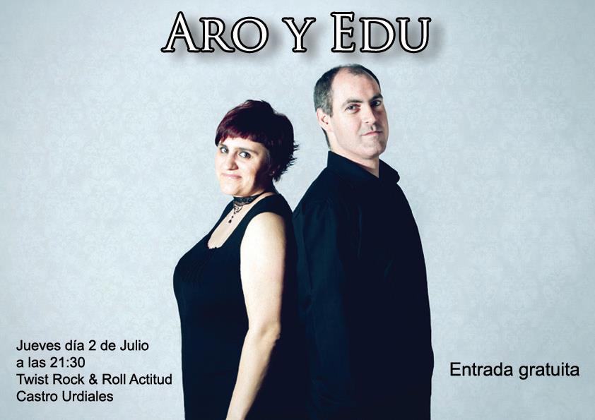 Concierto de Aro y Edu en el bar Twist Rock And Roll Actitud de Castro Urdiales
