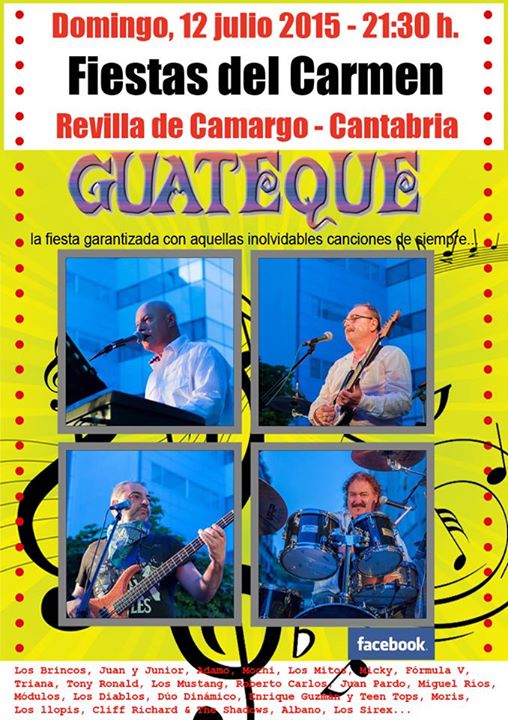 Concierto de Guateque en las fiestas del Carmen en Revilla de Camargo