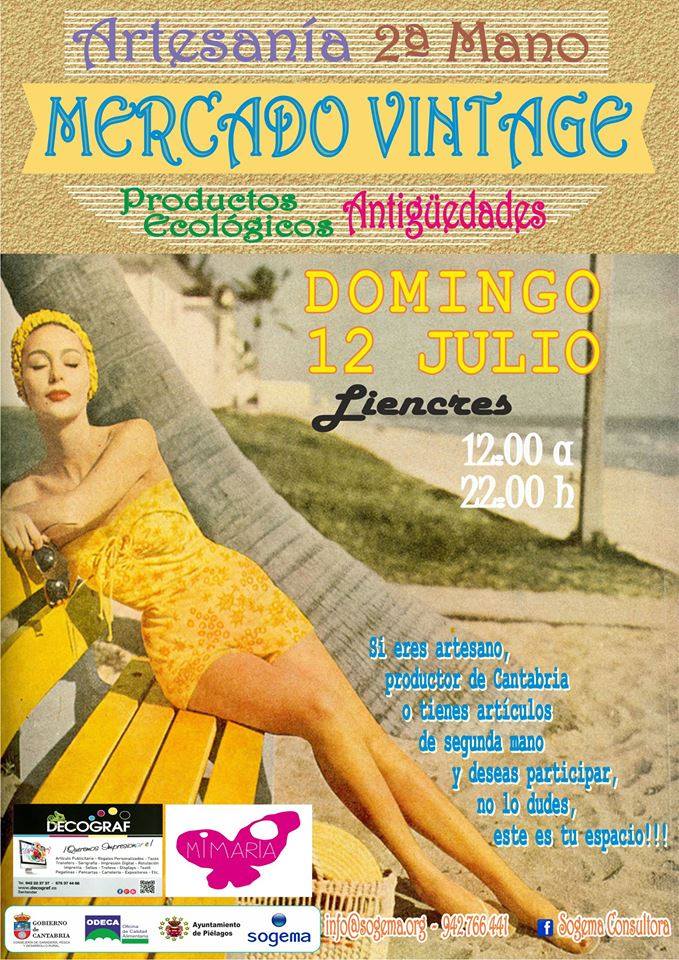 Mercado Vintage, artesanía, segunda mano en Liencres