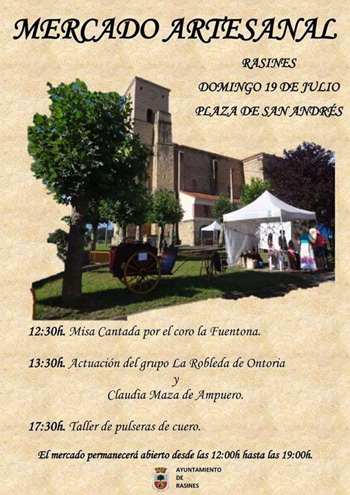 Mercado artesanal en Rasines
