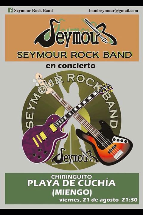 Concierto de Seymour Rock Band en Cuchía