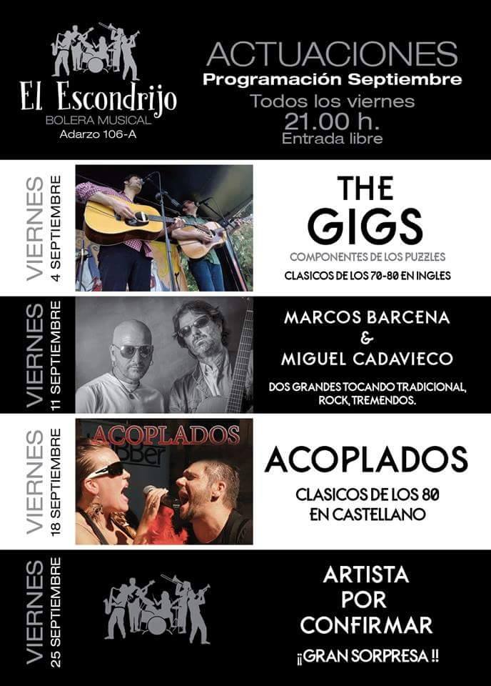 Concierto en El Escondrijo de Adarzo