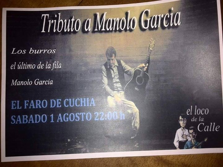 Concierto tributo a Manolo García en el Faro de Cuchía