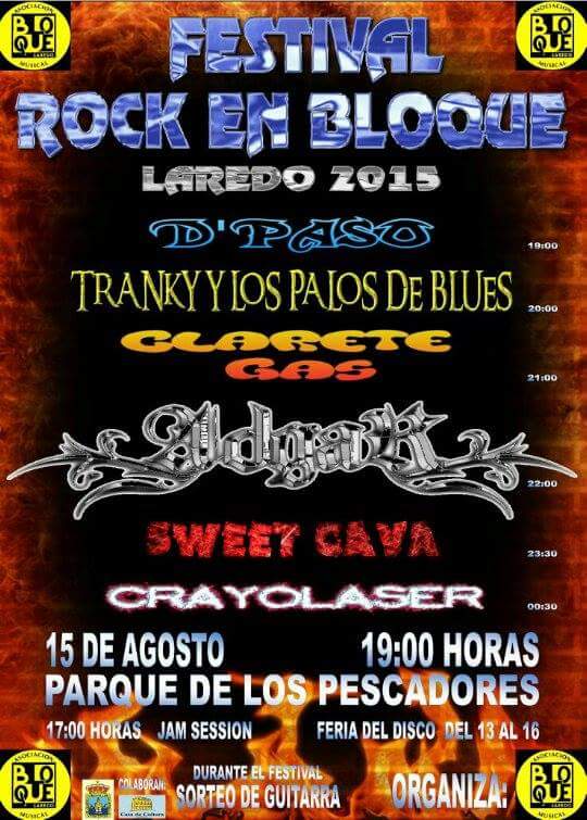 Festival Rock en Bloque y feria del disco en Laredo 2015