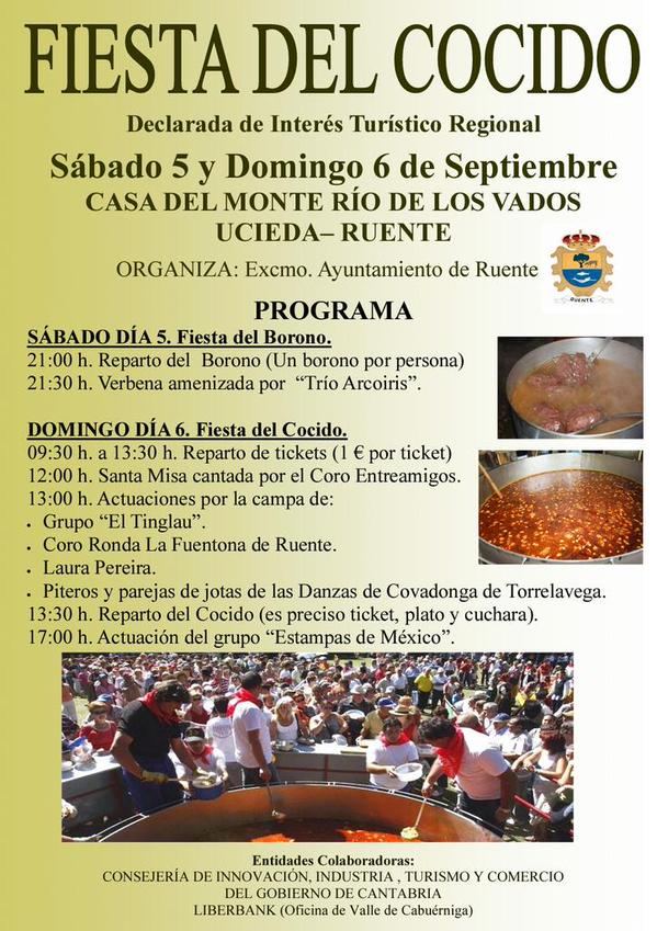 Fiesta del cocido 2015 en Ucieda