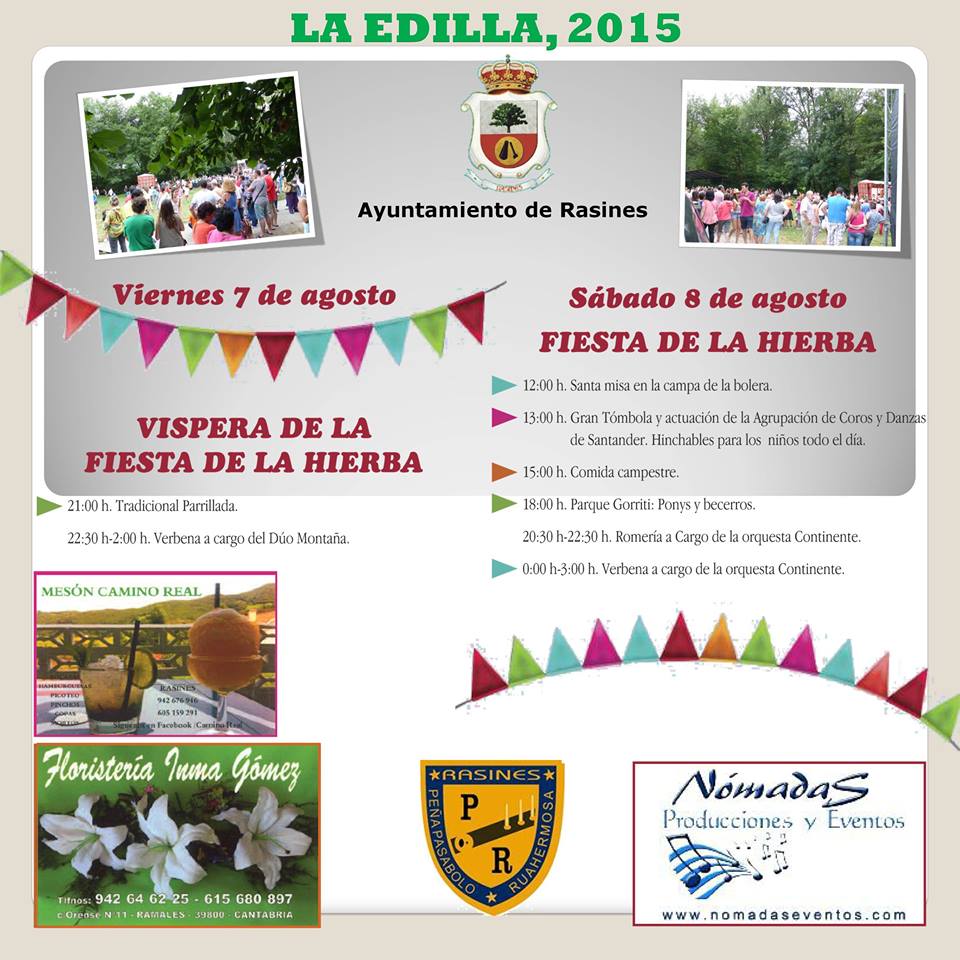 Fiestas de La Edilla 2015 en Rasines