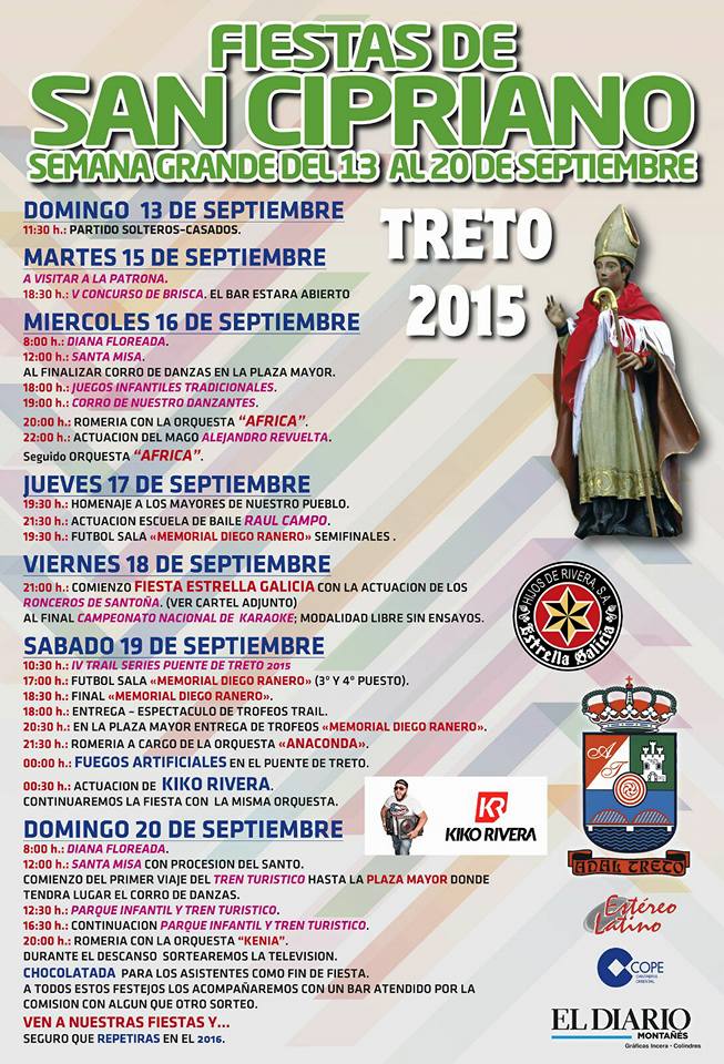 Fiestas de San Cipriano 2015 en Treto