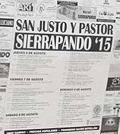 Fiestas de San Justo y Pastor en Sierrapando 2015