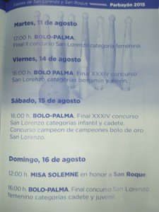 Fiestas de San Lorenzo Parbayón