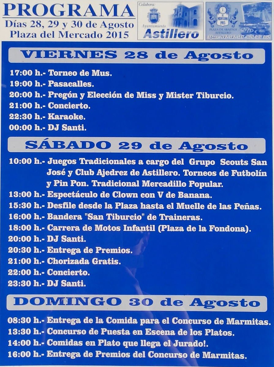 Fiestas de San Tiburcio 2015 en Astillero