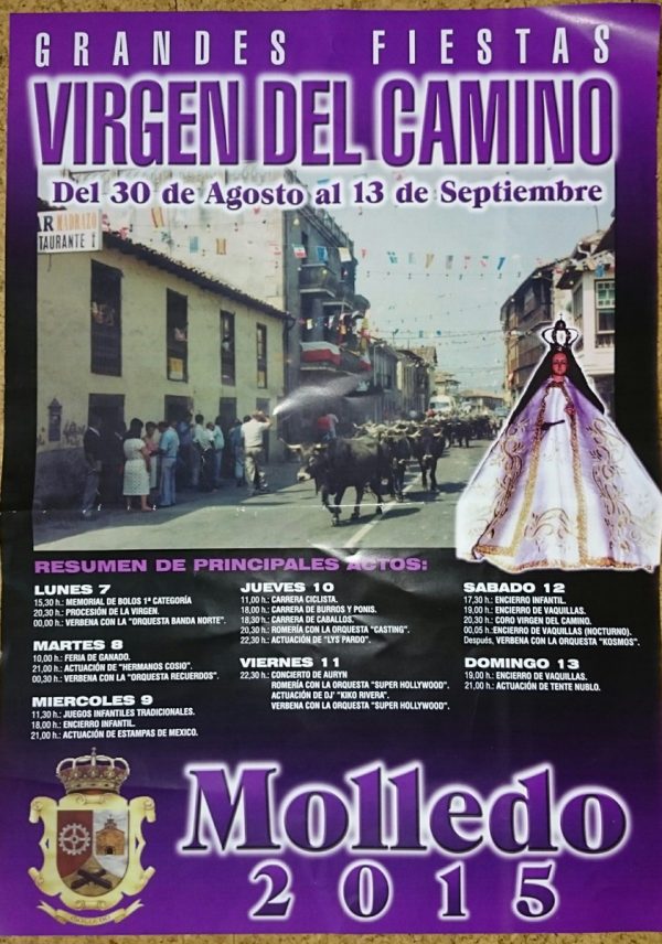 Fiestas Virgen del Camino 2015 en Molledo