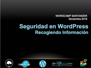 Presentación Tomás Sierra WordCamp Santander 2016