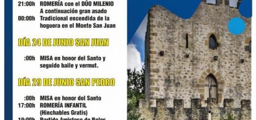 Fiestas de San Juan y San Pedro 2022 - Castillo Siete Villas