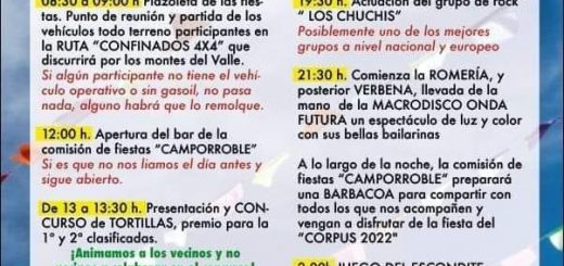 Fiestas del Corpus Christi 2022 - Santibáñez de Villacarriedo