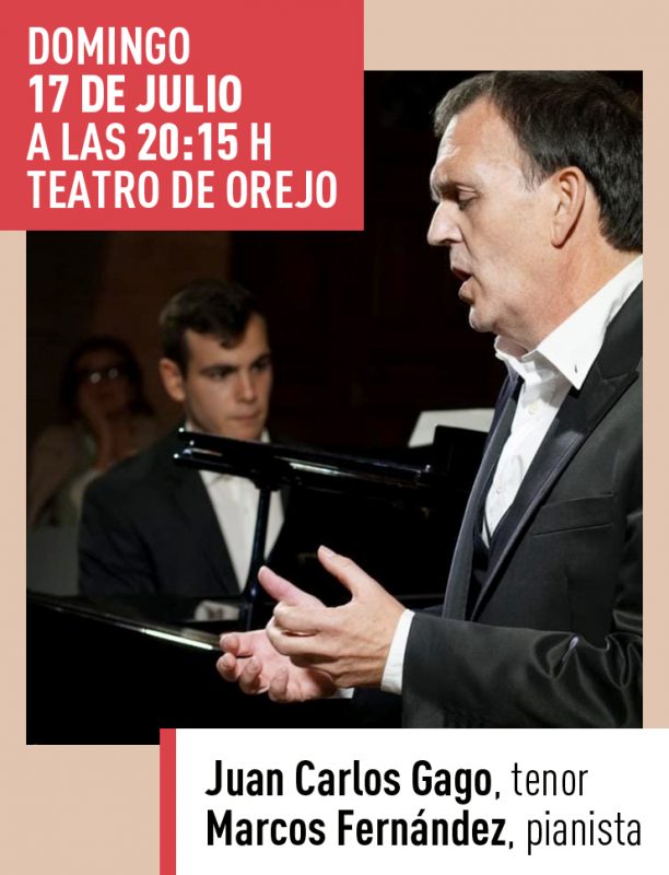 Concierto del tenor Juan Carlos Gago