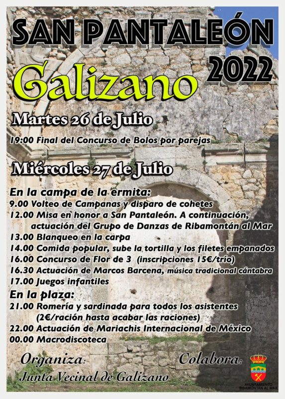 Fiestas de San Pantaleón 2022 – Galizano