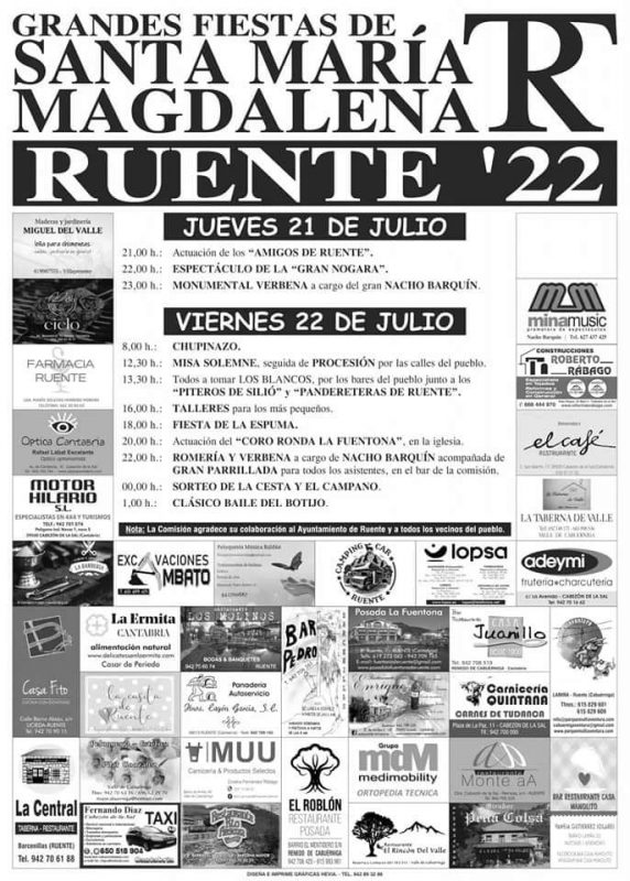 Fiestas de la Magdalena 2022 – Ruente