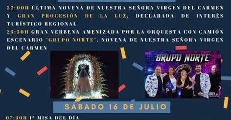 Grandes Fiestas de la Virgen del Carmen 2022 - Las Fraguas