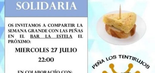 Tortilla Solidaria - Peña Los Tentirujos - Semana Grande Santander 2022