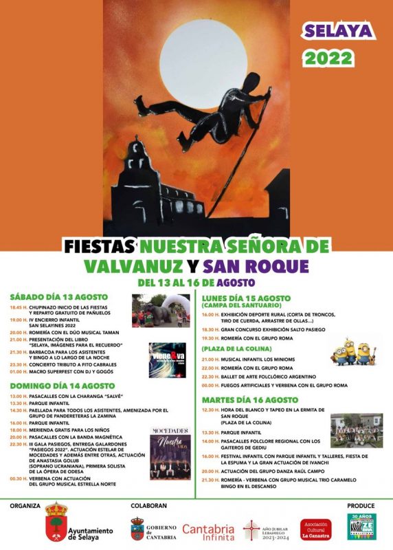 Fiestas de Nuestra Señora de Valvanuz y San Roque 2022 – Selaya