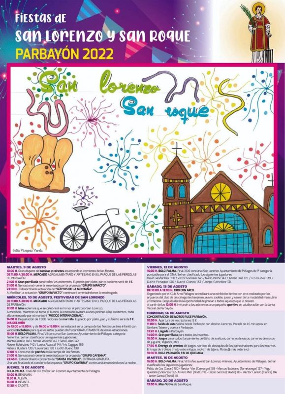 Fiestas de San Lorenzo y San Roque 2022 – Parbayón