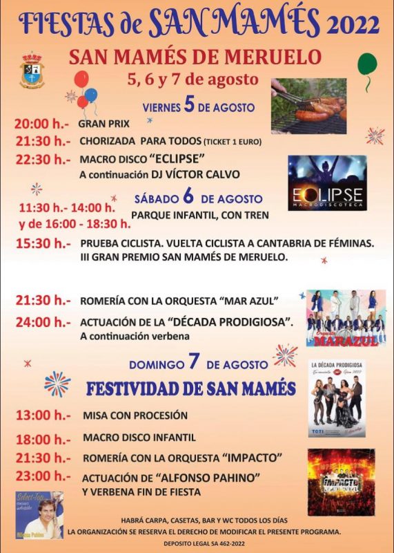 Fiestas de San Mamés 2022 – Meruelo
