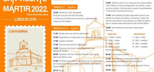 Fiestas de San Vicente Mártir 2022 - Cayón