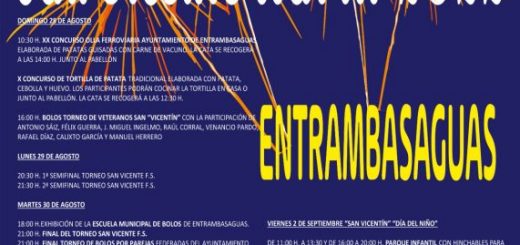 Fiestas de San Vicente Mártir 2022 - Entrambasaguas