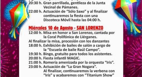 Grandes Fiestas de San Lorenzo 2022 - Pámanes