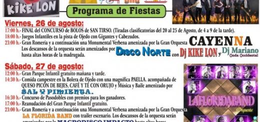 Tradicionales Fiestas de San Tirso 2022 - Ojedo