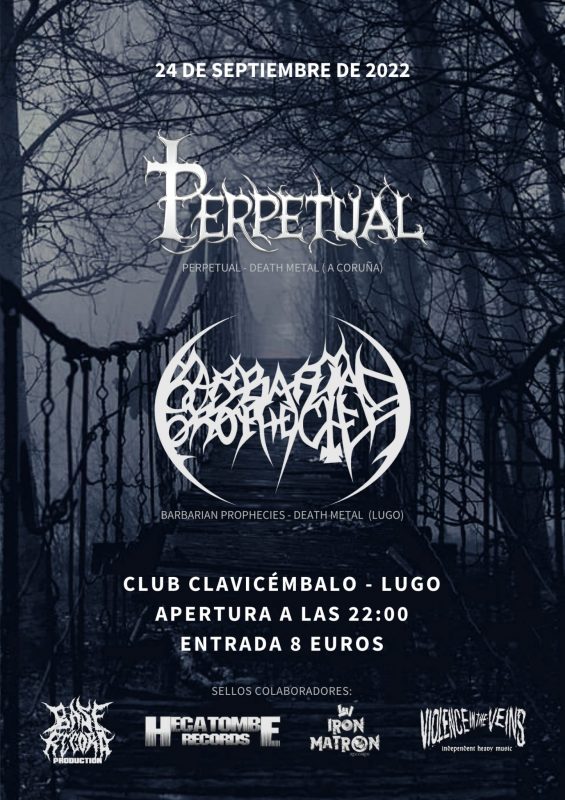 PERPETUAL + BARBARIAN PROPHECIES, Lugo, Sala Clavicembalo