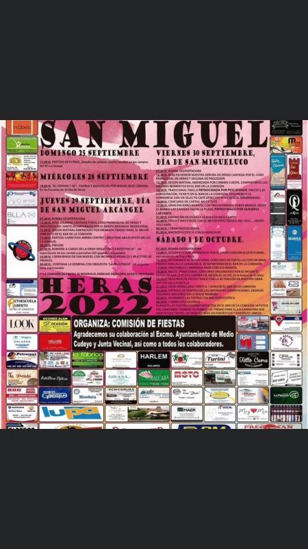 Fiestas de San Miguel 2022 – Heras