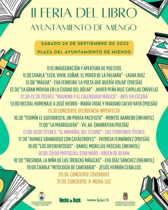 Feria del Libro 2022 – Ayuntamiento de Miengo